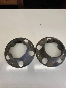 Ford D7ta-1a096-ba F Series Bronco 4wd Drv- 2 Open Wheel Center Caps P-195-a /