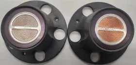 E2ta-1a096-aa Ford 2 Ranger Truck Wheel Center Hub Cap 5 Lug Black Red Plastic Used E2ta-1a096