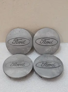F2ua-1a096-aa Ford Lot Of 4 Econoline E-150 Oem Center Cap Silver 2 3/4 Inch