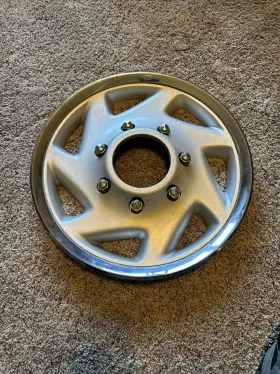 F5ta-1130-ea Ford F5ta-1130-aa Rare Ft92-ft14 E250 E350 Econoline Van 16 Inch Front Hubcap