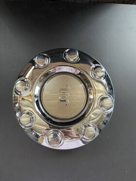 Ford Fc34 1a096-aea 2015-2016 Super Duty 2wd Factory King Ranch Front Center Hub Cap Chrome