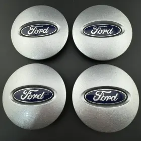 7l1z-1130-j Ford Ll3z1130b Set Of 4 F150 Expedition Center Caps 3 Inch Silver 2010-2014