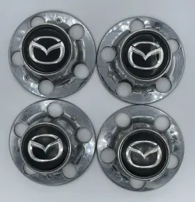 1a1096 Ford Mazda 1980/97 B Series Navajo Center Caps Setoft4 Chrome Ranger Style Htf Oem