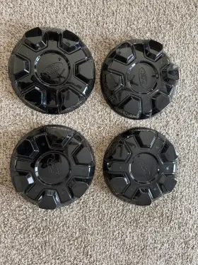 Mk4v-1a096-bb Ford Mk4v-1a108-fa Oem 2015-2024 Transit Awd Glossy Black Center Cap - 4 Pack