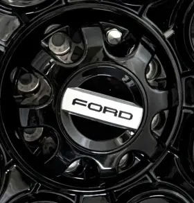 Kc3c-1a096-bc Ford Motor Co. Motorcraft F250 F350 2023-2025 Factory Oem Gloss Black Wheel Cap Hubcap