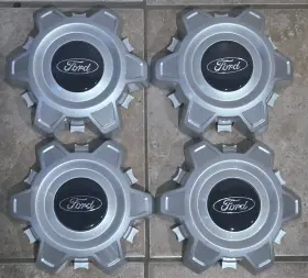 Pk4z-1130-b Ford Set Of 4 Oem 2023-25 Transit Van T350 Hd Silver 6-lug Wheel Center Hub Caps Pk4z-1130-b Ford Set Of 4 Oem 2023-25 Transit Van T350 Hd Silver 6-lug Wheel Center Hub Caps