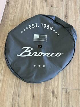 Ford R2dz9945026c Genuine Bronco 66 White Ink 33in Spare Tire Cover 2025-2026
