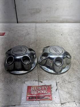 Ford Yl541a096 1997-2001 Explorer Ranger Chrome Center Cap Set Of 2
