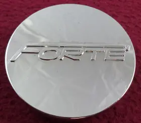 C-252-1 Forte Wheels Chrome Custom Wheel Center Cap # 1
