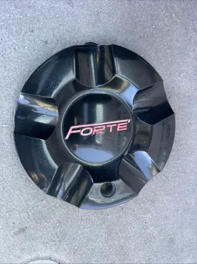 C-305-1 Forte Wheels Black Center Cap # Custom Wheel Used 1 C-305-1 Forte Wheels Black Center Cap # Custom Wheel Used 1