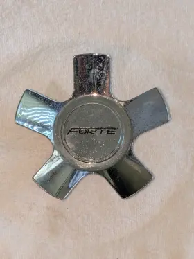 F77-cap Forte Chrome Plastic Wheel Rim Hub Hubcap Dust Cover Center Cap Abs