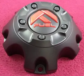 1001-57mbq Fuel Wheels Matte Black/red Custom Wheel Center Cap # / M-454 1