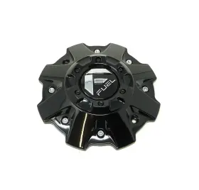 1001-81gb Fuel / Gloss Black With Chrome Logo Bolt-on Center Cap