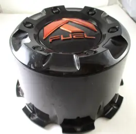 1003-37-1 Fuel #1002-41 7 3/4 Inch Blk/ Red 8 Lug Wheel Center Cap #1003-37-1/ For 1