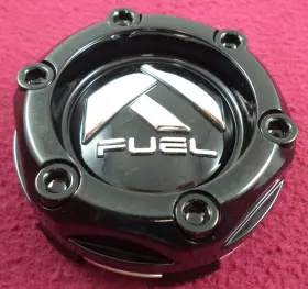 1003-68 Fuel Wheels Gloss Black Custom Wheel Center Cap # 1 1003-68 Fuel Wheels Gloss Black Custom Wheel Center Cap # 1