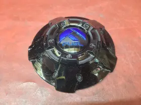1003-81gbk Fuel Offroad Contra D644 Gloss Black Center Cap With Blue Logo