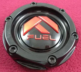 1004-27gbq Fuel Wheels Gloss Black Custom Wheel Center Cap # 1