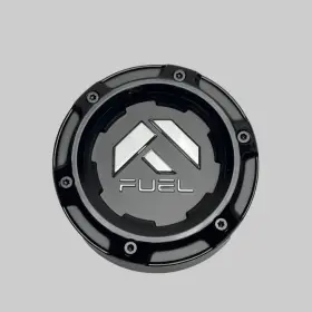 1005-49bld Fuel Snap-in Wheel Center Cap Matte Black Part #1005-49bld