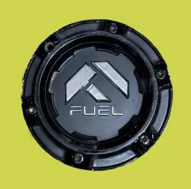 1005-49tbld Fuel 100549tbld Flat Black Custom Wheel Center Cap #