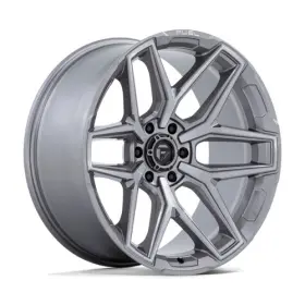Fc854ax18906801 Fuel 1pc Flux 18x9 6x139.7 Fits 1 Platinum Finish Wheel