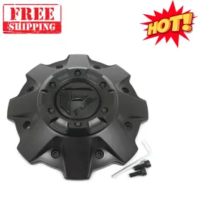 1001-79mbgb Fuel Off-road Satin Black Center Cap 7-15/16 Inch Od Bolt-on Open-end Closed-end