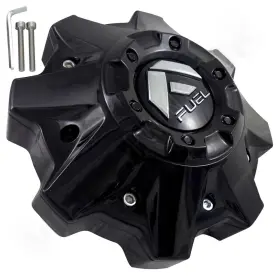 1002-49gb Fuel Off-road 1 Offroad Gloss Black Wheel Rim Center Cap Spacer/riser With Bolts
