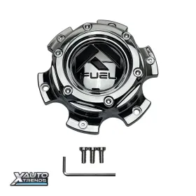 1004-37 Fuel Off-road New Chrome Wheel Center Cap - Freeship