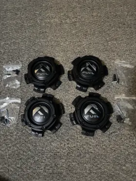 1004-37mb Fuel Off-road 4 X Matte Black Wheel Center Cap