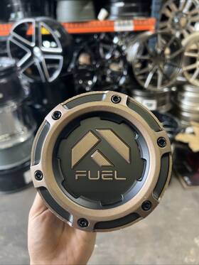 Fuel Off-road 1005-49zd Off-road Matte Black Wheel Center Cap With Bronze Logo