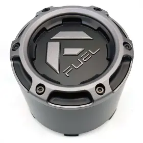 1005-50gd Fuel Off-road Center Cap Matte Black With Gunmetal Logo Tall 1005-50gd Fuel Off-road Center Cap Matte Black With Gunmetal Logo Tall