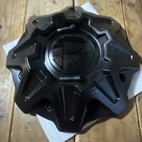 1007a63bld Fuel Off-road Matte Black Wheel Center Cap With Gloss Logo