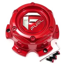 1004-27gqc-5384676 Fuel Off-road Wheels Red Wheel Center Hub Cap For 6lug D741 Runner D676 Seeker