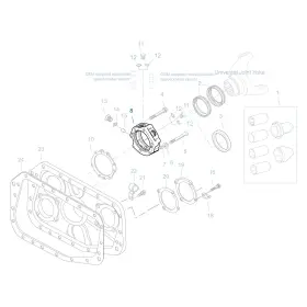 S2149 Fuller Bearing Cover Kit