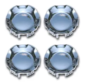 Fusch 799149666405 4pcs Polished Aluminum Wheel Center Caps Fits 2007-14 Chevy Silverado Tahoe