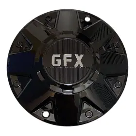 6265l176 G-fx Vx-45s Tr12 Gloss Black Wheel Rim Center Cap - 6265l176 G-fx Vx-45s Tr12 Gloss Black Wheel Rim Center Cap -