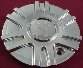 7221875 Gazario Wheels Chrome Custom Wheel Center Cap # 1