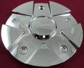 W-584 Gazario Wheels Chrome Custom Wheel Center Cap # 1
