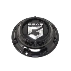 Cap-6c1-b20 Gear Alloy / Gloss Black Bolt-on Center Cap