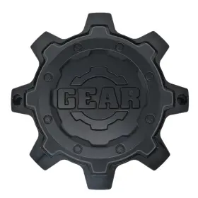 Cap-8l-b17 Gear Alloy / Gloss Black With Satin Overlay Bolt-on Center Cap