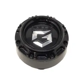 Cap-8l-b20 Gear Alloy / Gloss Black Center Cap