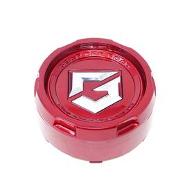 Gear Alloy Cap-8l-r21 / Gloss Red Snap In Center Cap