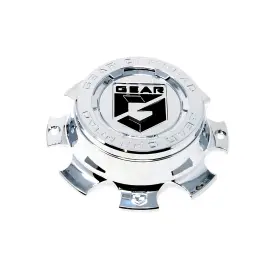 Cap-8l1-c19 Gear Alloy / Chrome Bolt On Center Cap