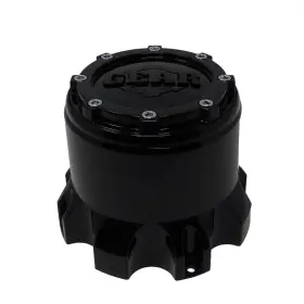 Cap-8lt-b14 Gear Alloy / Tall Black Bolt-on 8-lug Center Cap