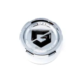 Cap-8lt-c21 Gear Alloy / Offroad Tall Chrome Snap In Center Cap