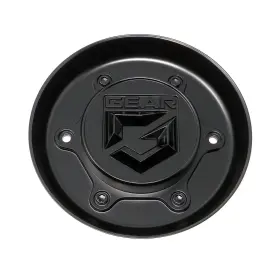 Cap-ga6-b19 Gear Alloy / Black Bolt-on Center Cap Cap-ga6-b19 Gear Alloy / Black Bolt-on Center Cap