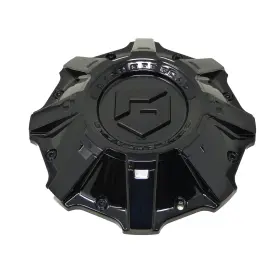 Cap-gear-bb24 Gear Alloy / Offroad Gloss Black Bolt In Center Cap