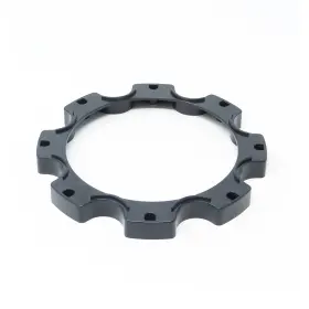 Spacer-8l-m14 Gear Alloy / Satin Black 8-lug Undercap Spacer