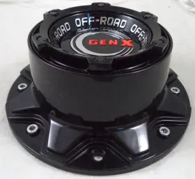 113-6h Gen-x Off-road Wheel Gloss Black Custom Center Cap Caps #