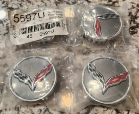 20995598 General Motors 2014-2017 Corvette New Center Caps Qty 4