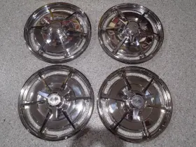 3830638 General Motors 1963 Only C2 Corvette Wheel Covers Very Nice Original Gm #3830638 Survivors